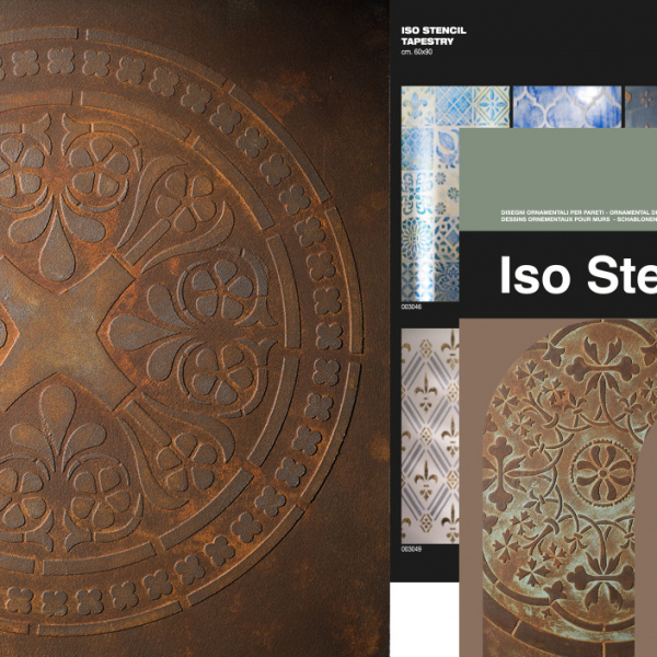 Mit Iso Stencil ist es einfach, komplexe Ornamentdesigns zu erstellen!